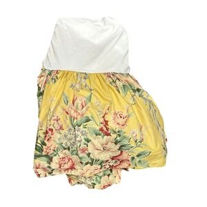 RALPH LAUREN EVELYN QUEEN Full‎ RUFFLED BEDSKIRT - Vintage
